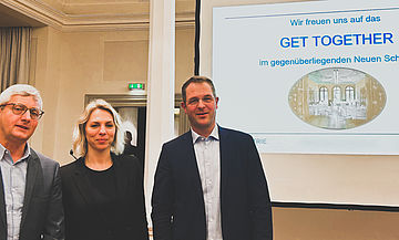 links nach rechts: Steffen Könnicke, Susanna Karawanskij, Dr. Burkhard Siebert