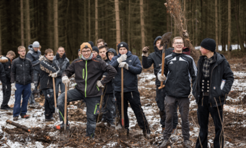 Die Arbeit mag anstrengend sein, dennoch geht die gute Laune nie verloren