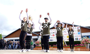 Auftritt der Gruppe DynamiX aus der Tanzschule "TanzKreation Erfurt"