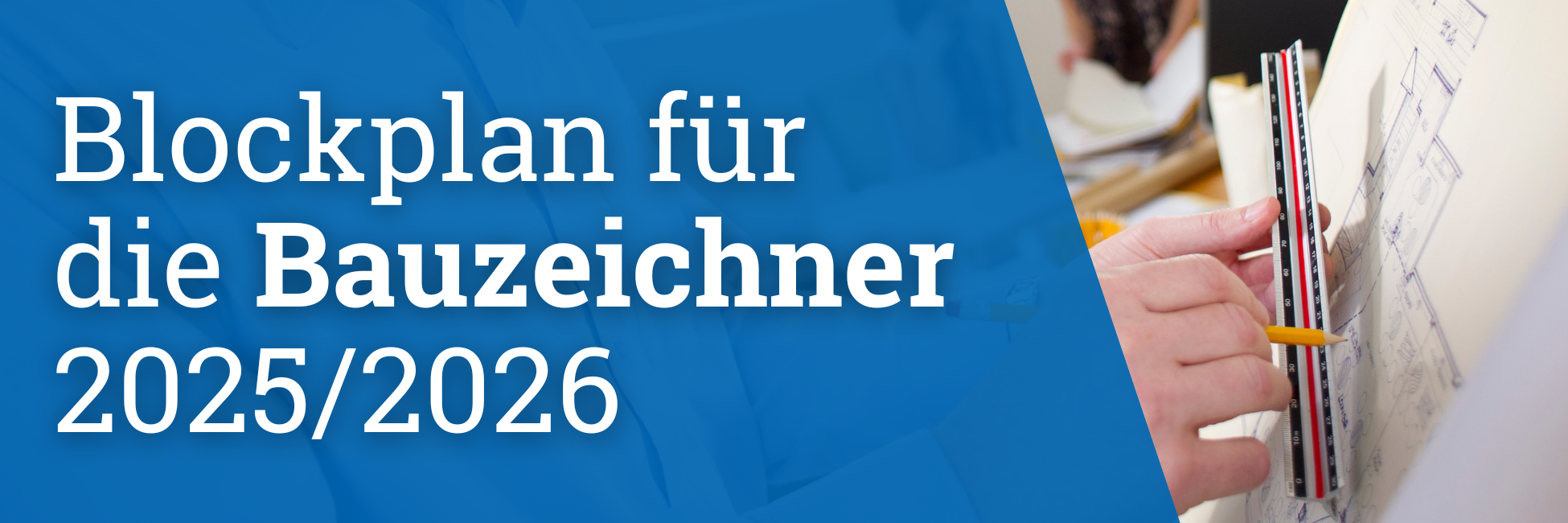Blockplan für die Bauzeichner